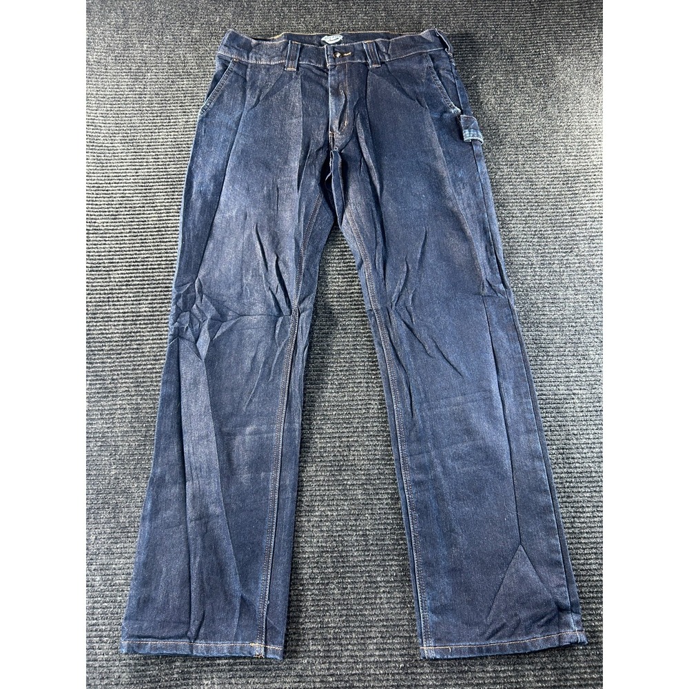 Dickies Skateboarding Utility Jeans Mens 32x32 Blue Denim Cotton Hammer Loop